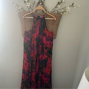 ZARA beaded halter dress